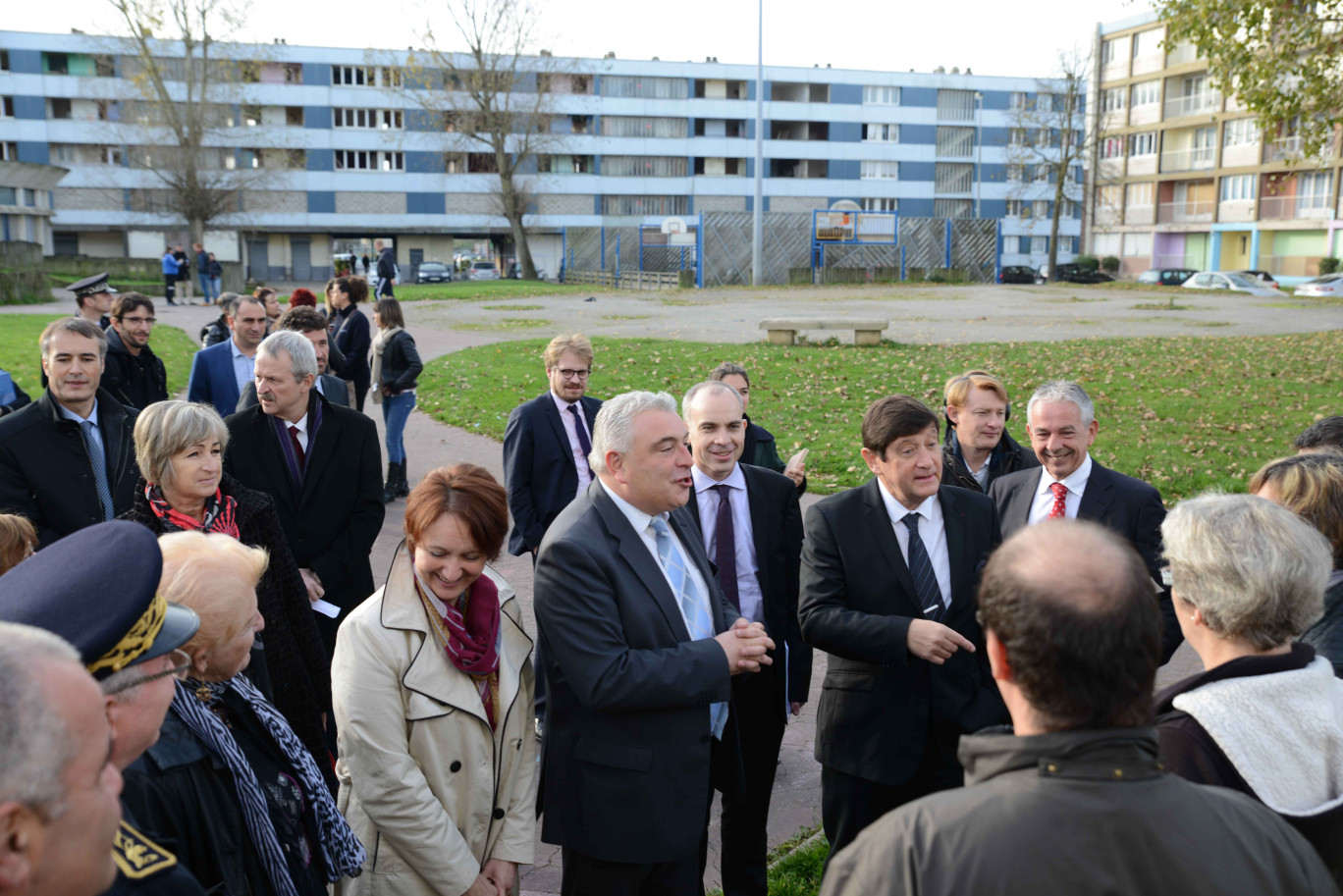 Patrick Kanner a lancé la seconde phase de l'ANRU (agence nationale de rénovation urbaine).