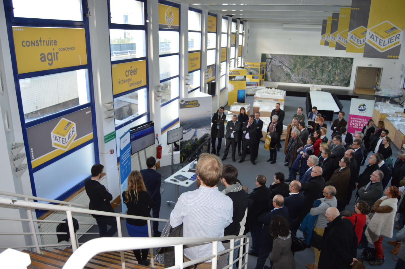 Boulogne Urban Data est ouvert à l’Atelier au premier étage de l’ancienne gare maritime.