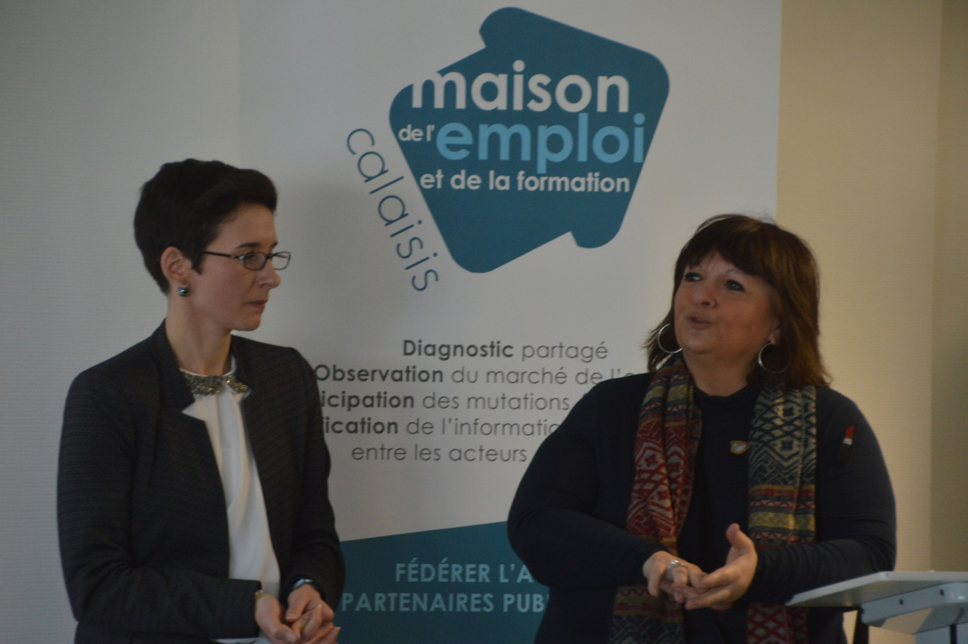 L'adjointe à l'emploi et à la formation Michèle Ducloy, des plus enthousiastes, était à la MEF lors de la présentation.