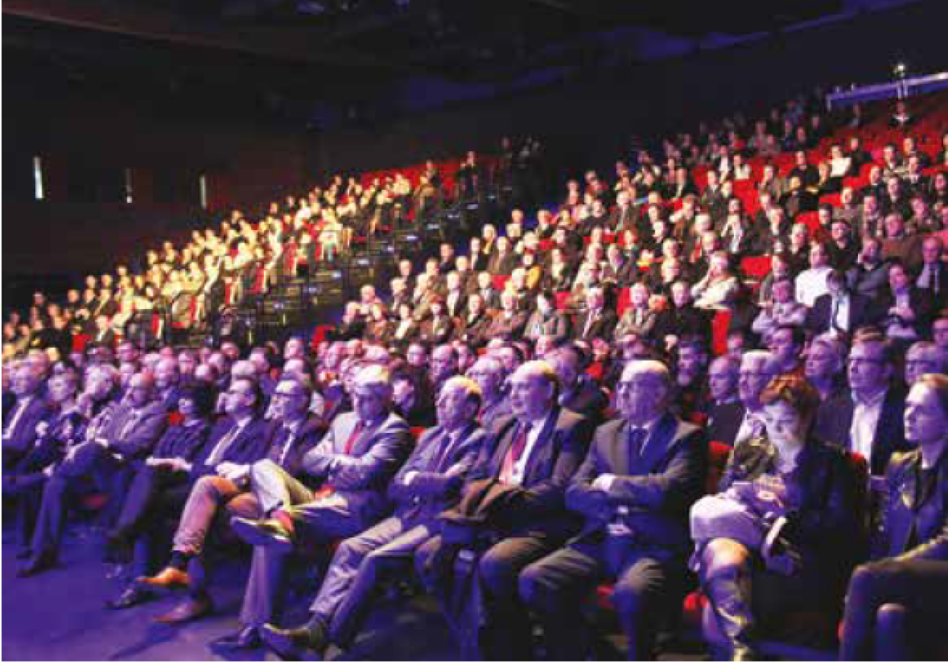 L’assistance était nombreuse dans l’auditorium d’Artois Expo à Saint-Laurent-Blangy, avec un record d’affluence.