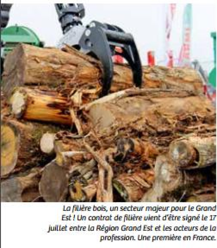 FILIÈRE FORÊT-BOIS Le Grand Est signe le premier contrat de