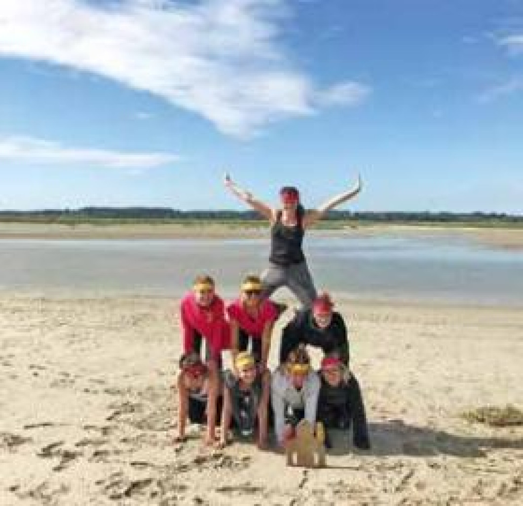 Avec Émilie
Mika, la
baie de
Somme se
transforme
en terrain
d’aventures.