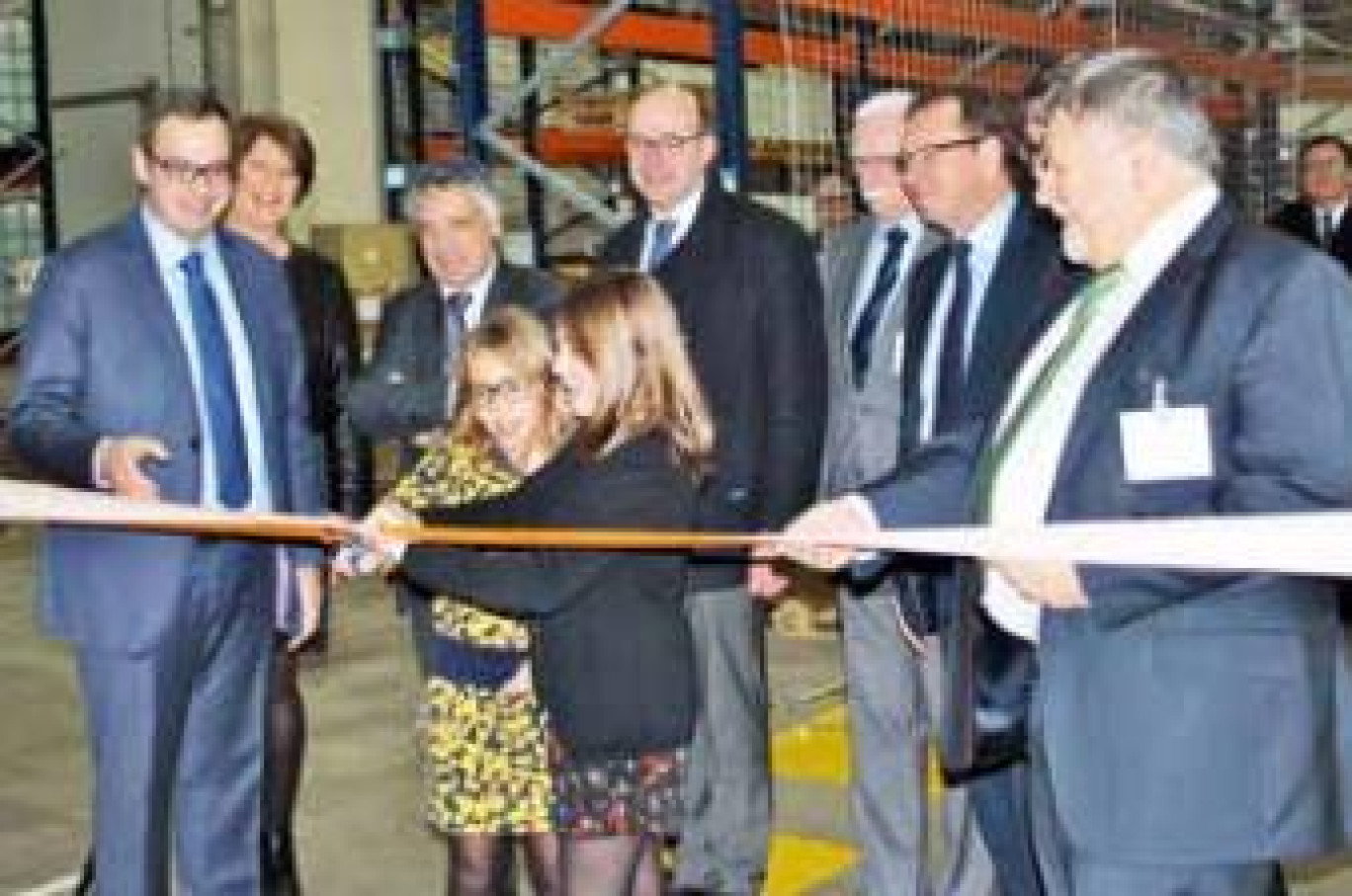 Inauguration de l’extension en présence des salariés et des partenaires de l’entreprise.