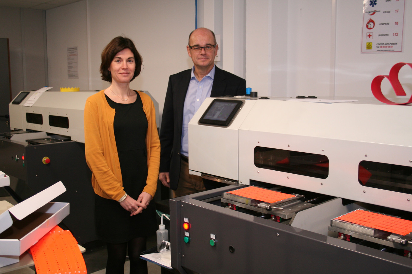 Coralie Dehondt, directrice des opérations, et Thierry Delesalle, directeur d’Etigo.