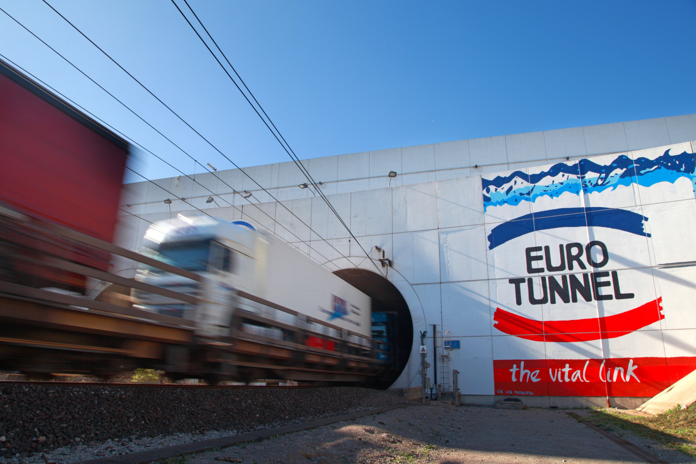 Record historique pour la journée du 25 janvier avec plus de 7000 camions transportés vers l'Angleterre (crédit Groupe Eurotunnel)