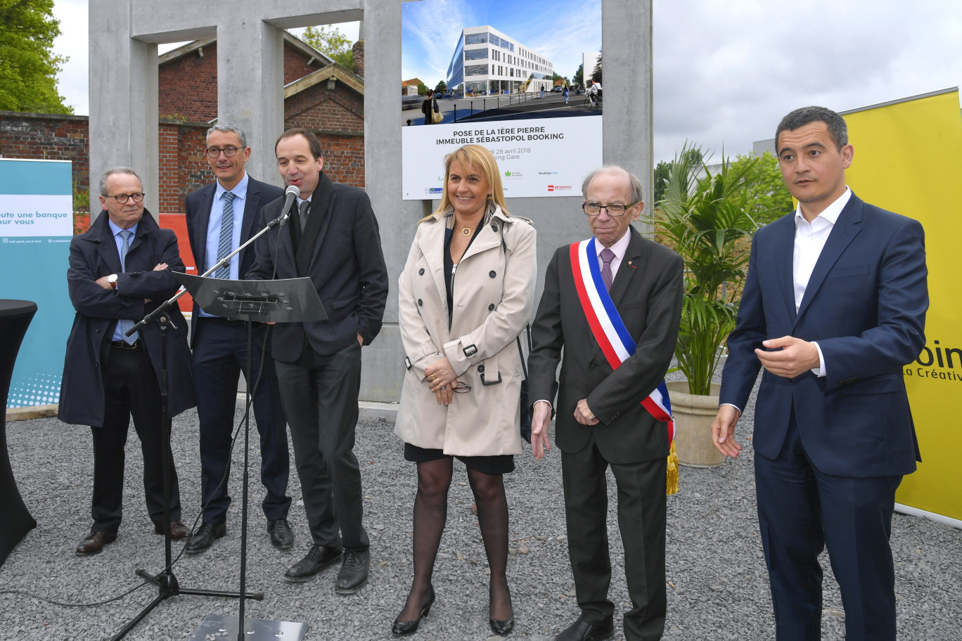 Booking.com : pose de la première pierre de l’immeuble Sebastopol à Tourcoing