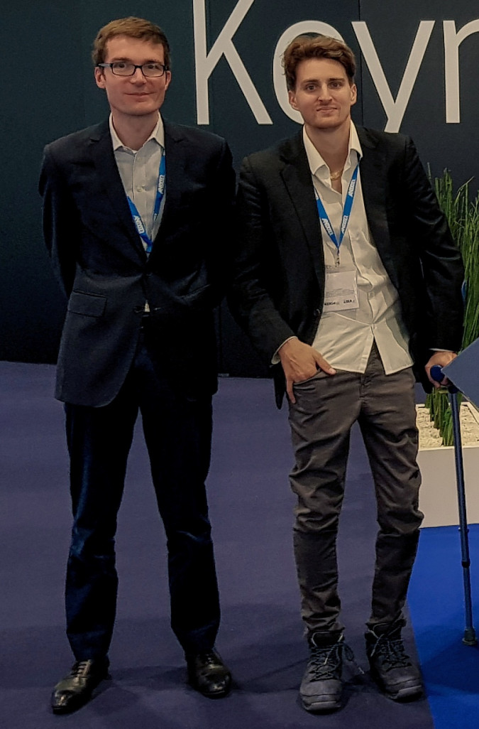 Guillaume Cazenave (à gauche) et Julien Trombini (à droite), présenteront leur technologie et algorithmes prochainement au 38e Gitex Technology Week à Dubaï du 14 au 18 octobre. 