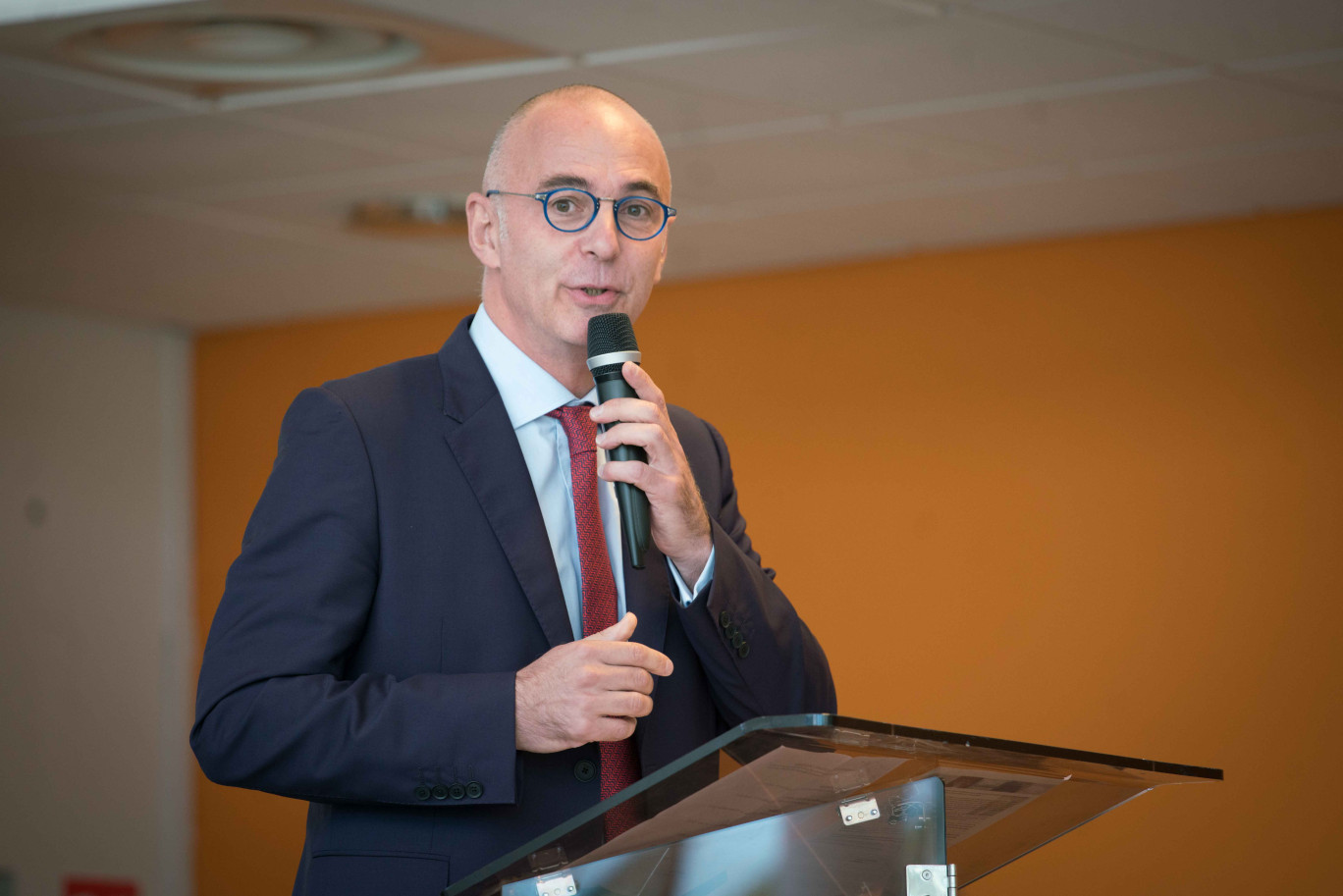 Hubert Tondeur, président du Conseil régional de l’ordre des experts-comptables. © Aurélie Evrard