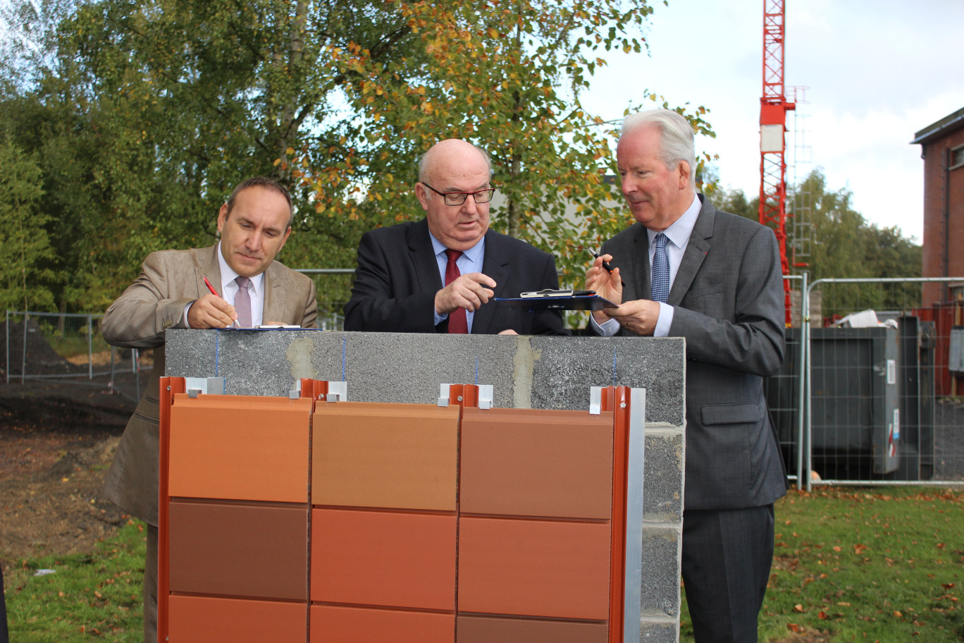 La première pierre du cluster Arenberg Creative Mine a été posée le 1er octobre.