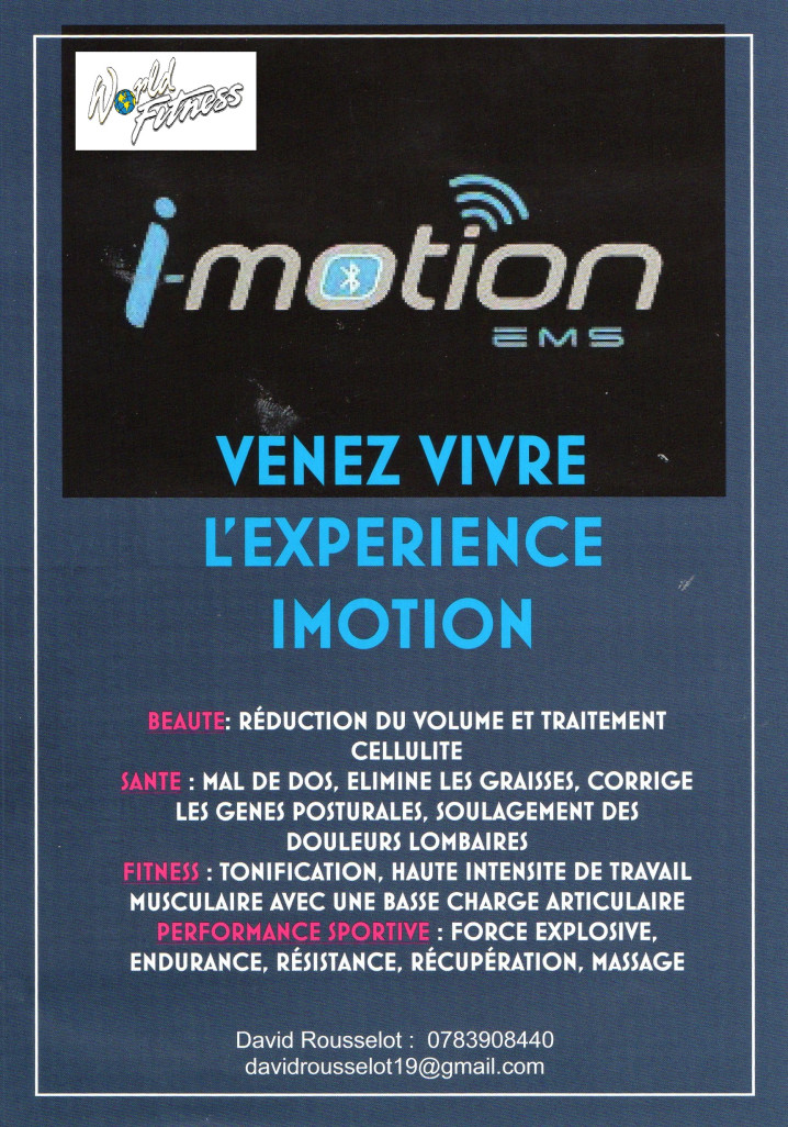 I-motion est un  nouveau  concept d électrostimulation  proposé par WFN.