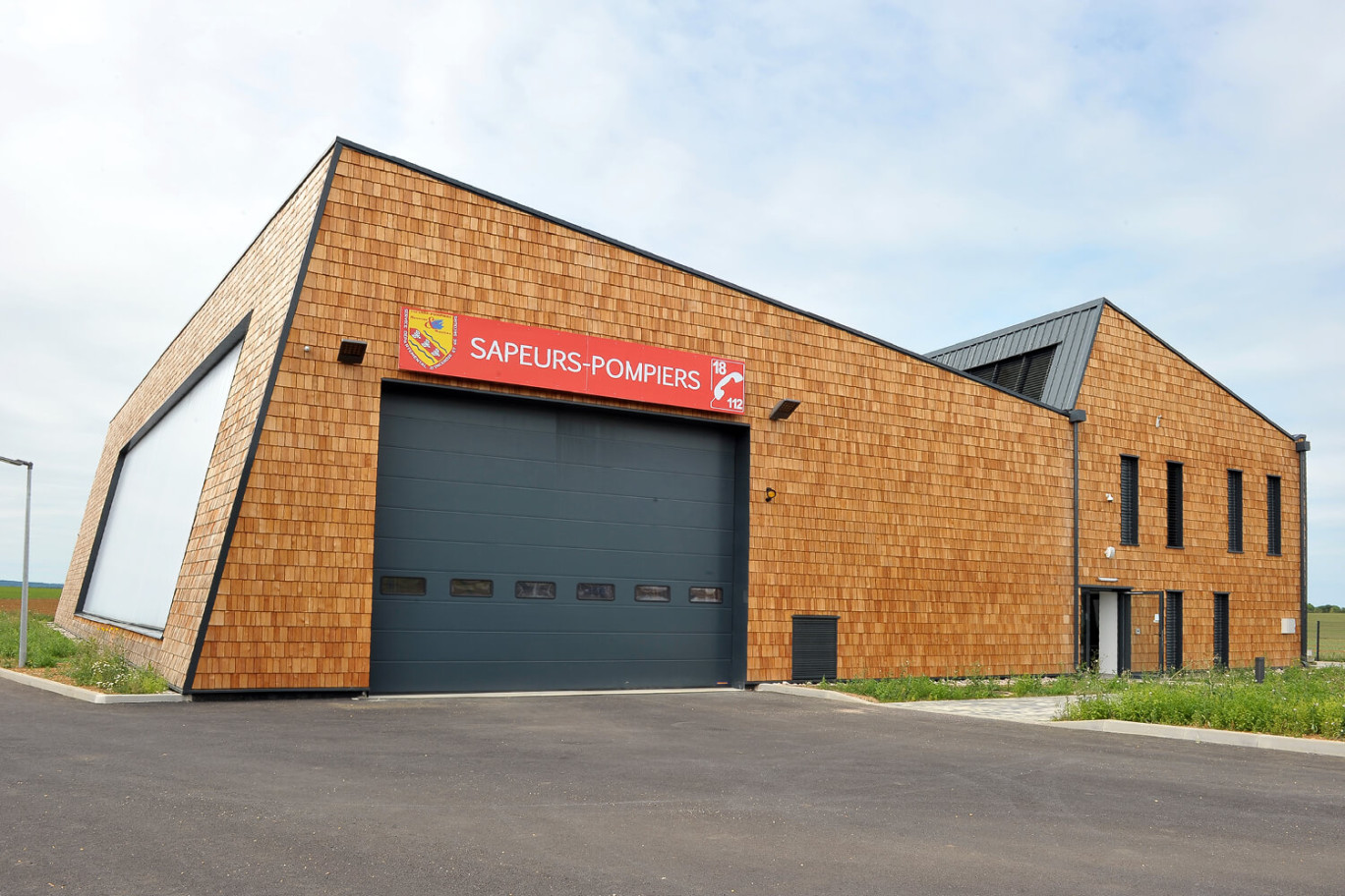 Le SDIS de Colombey-lès-Belles fait partie des constructions à haute performance énergétique. 