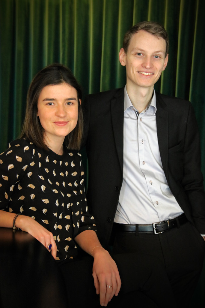 Alaude Lefebvre et Valentin Roose, deux entrepreneurs passionnés par les relations humaines.  
© Maxime Dufour Photographies