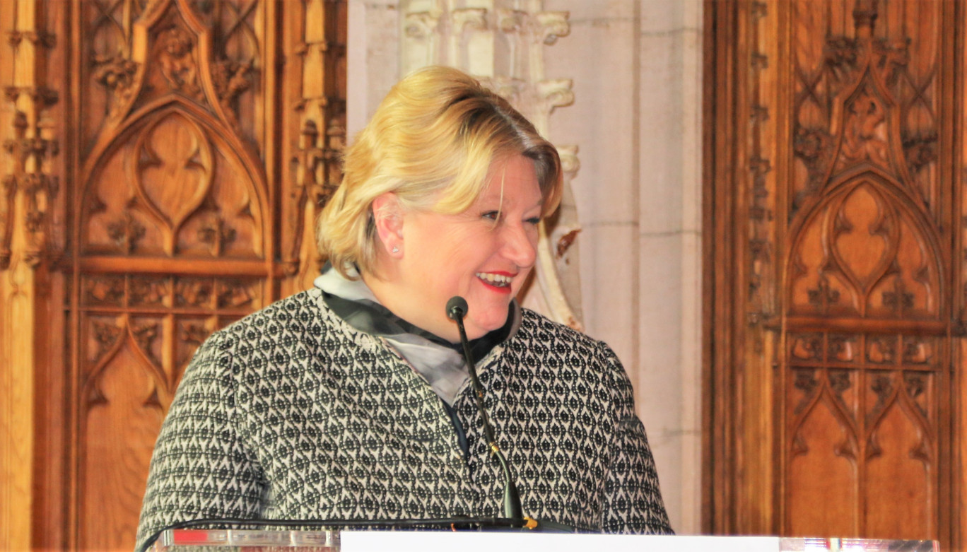 Victoria Wallace, directrice générale de la Commonwealth War Graves Commission (CWGC), a présenté le futur centre d’interprétation The CWGC Experience.