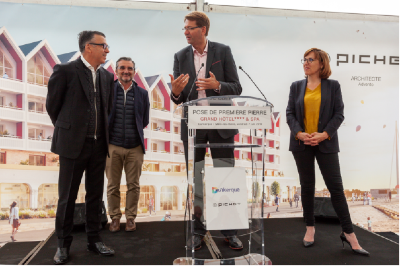 À Dunkerque, la construction du Grand Hôtel commence