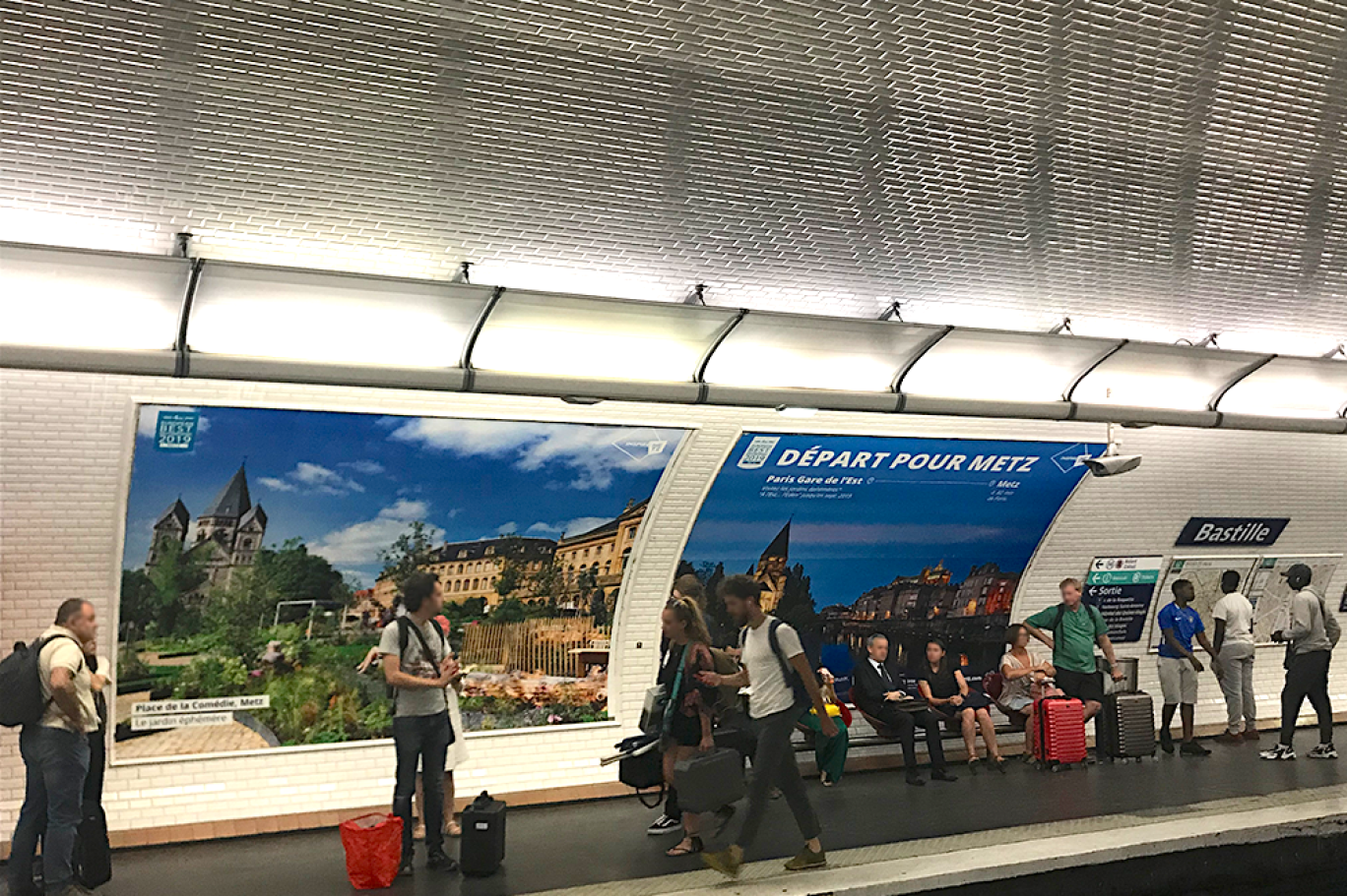 Metz Métropole s’affiche dans le métro parisien