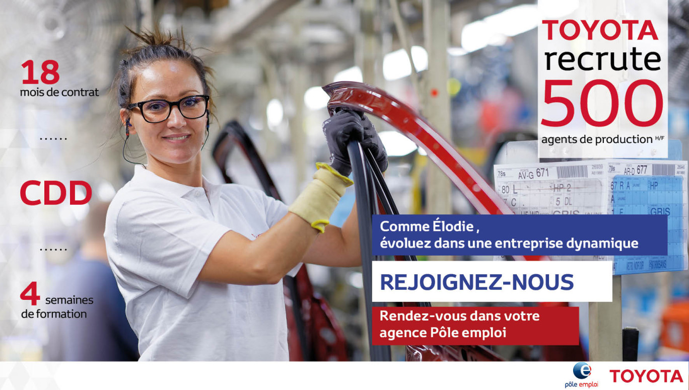 Toyota Onnaing : campagne en vue de 500 recrutements