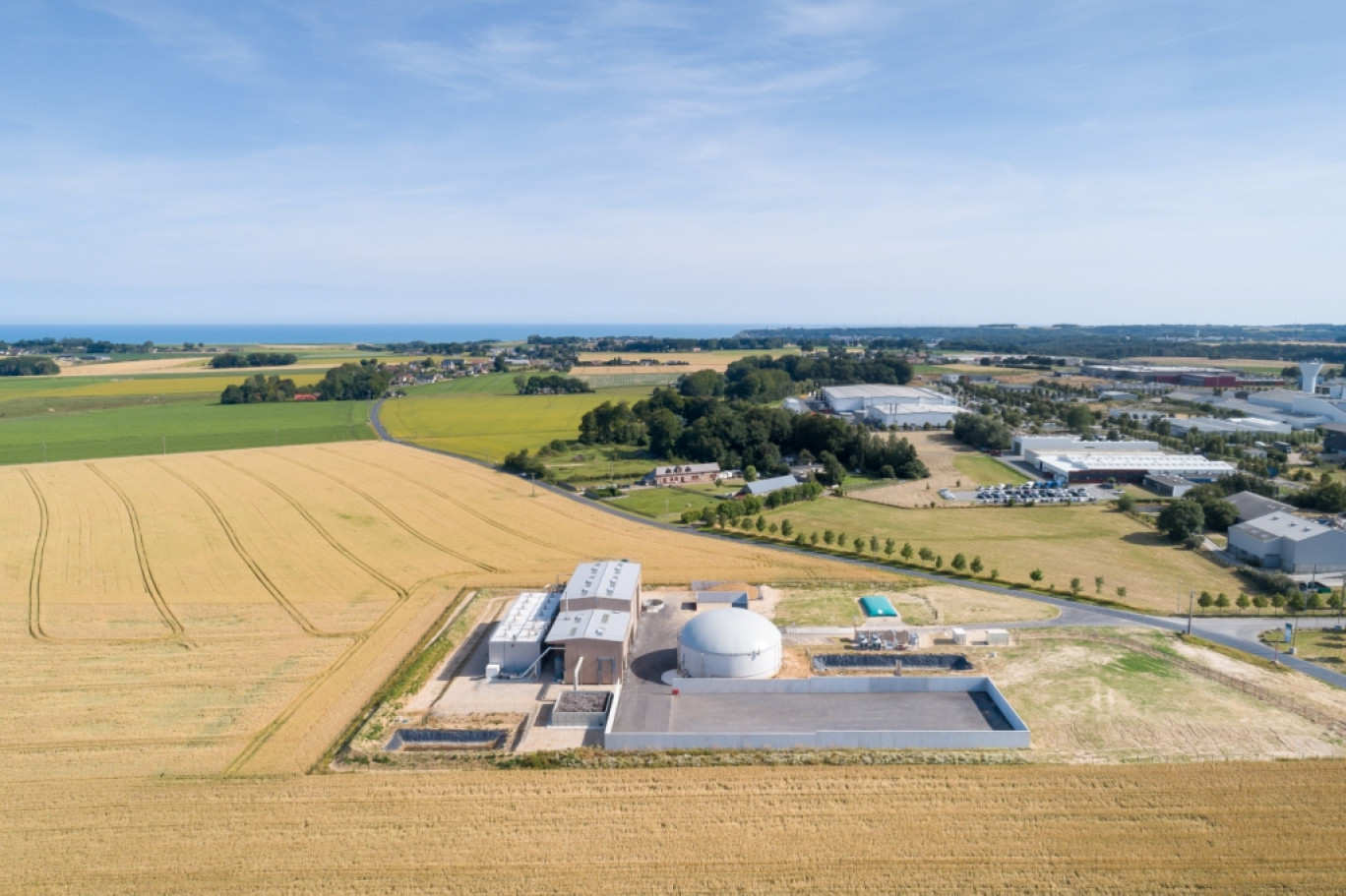 Crédit : Pascal Léopold / Vol-V Biomasse - Engie.
« 1,7 GWh seront produits sur cette centrale située sur le Parc d’activité des Hautes Falaises »