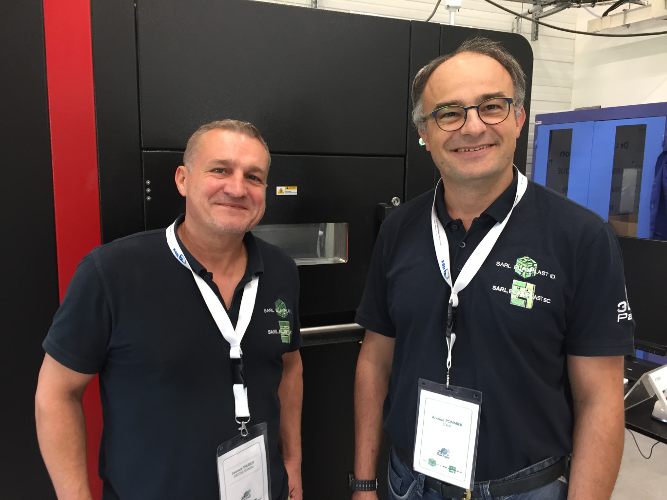 « Laurent Theux (à gauche) et Arnaud Pommier, dirigeant d’Ealnplast et fondaterus du GIE 3D »