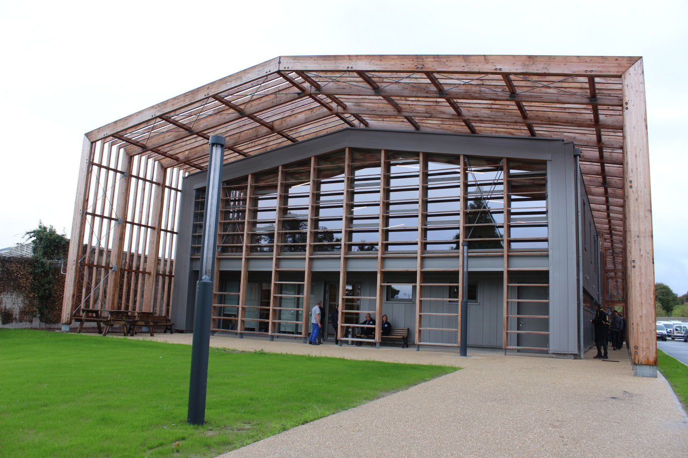 Le centre de maintenance et d'intervention a été agrandi.