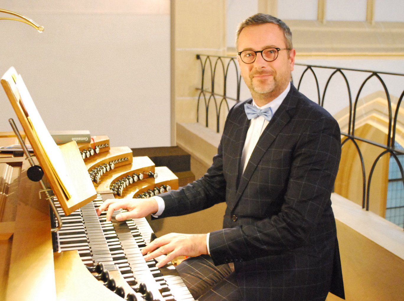 Olivier Périn au grand orgue de La Madeleine