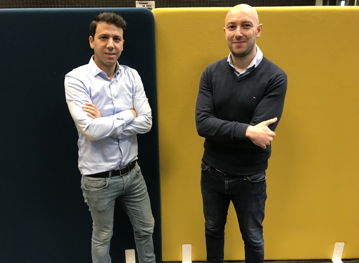 Hamid Echarkaoui et Jérémie Flandre, associés et co-fondateurs de Cryptr.