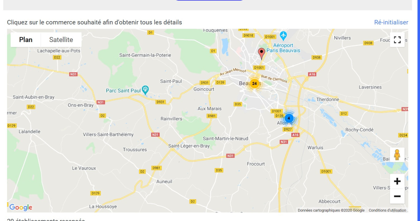 Oise : une carte interactive pour les commerçants