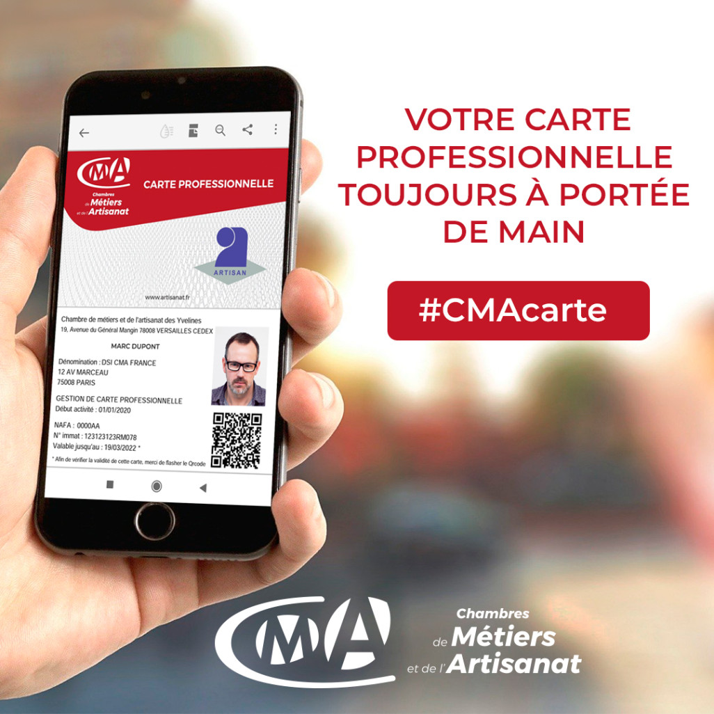 Une carte professionnelle digitale pour les artisans