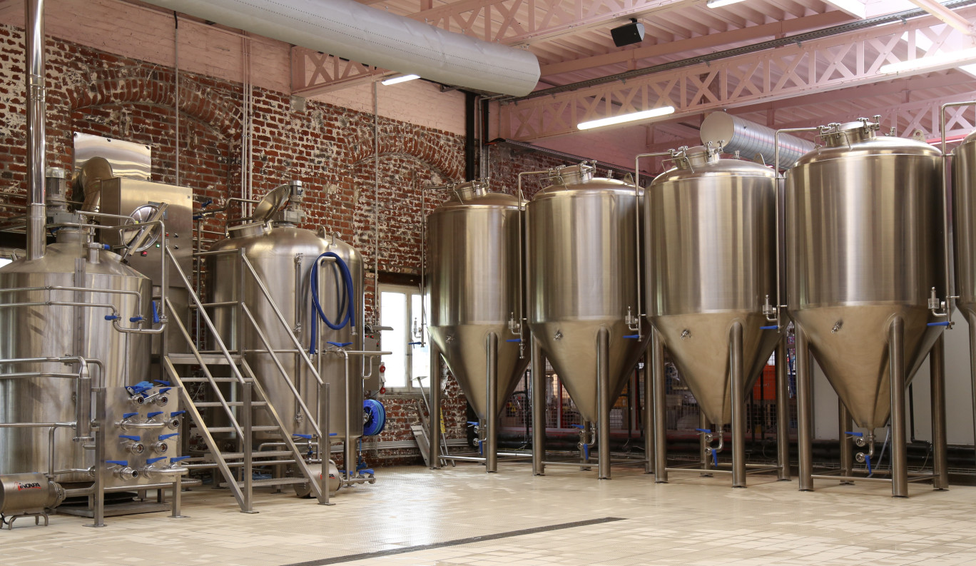 Brique House compte huit cuves de brassage.