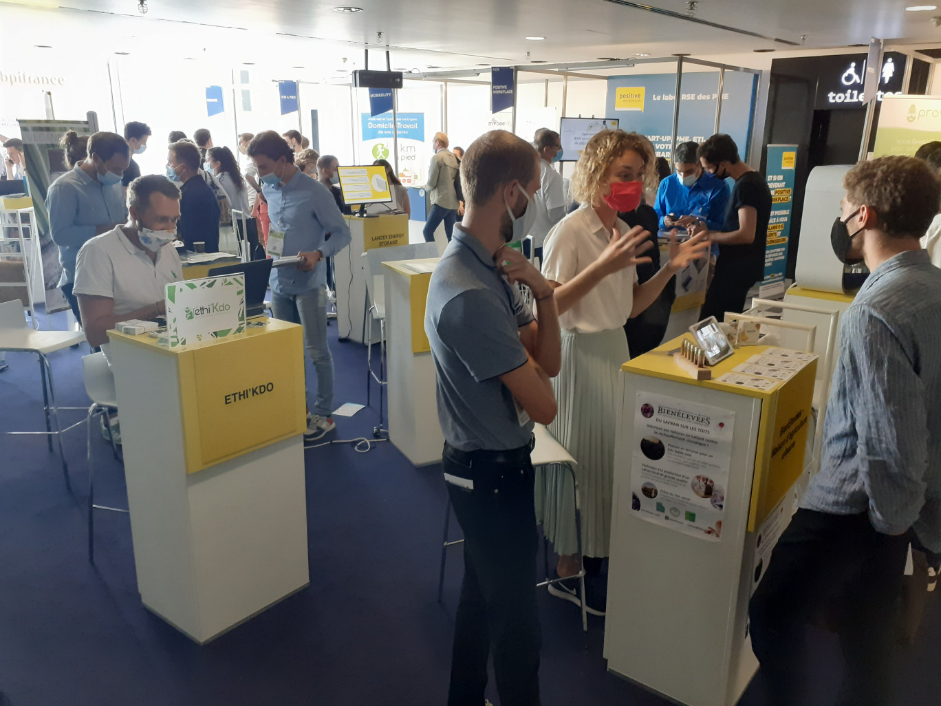 Crédit Photo : A.DAUBREE Au salon Produrable, le stand de BienElevées au premier plan