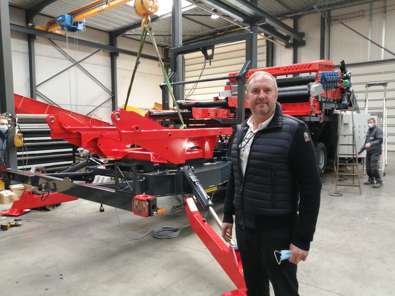 Dubrulle/Downs produit des machines monumentales conçues pour assister les producteurs de légumes, et plus particulièrement de pommes de terre. (Aletheia Press /C. Escaillet)