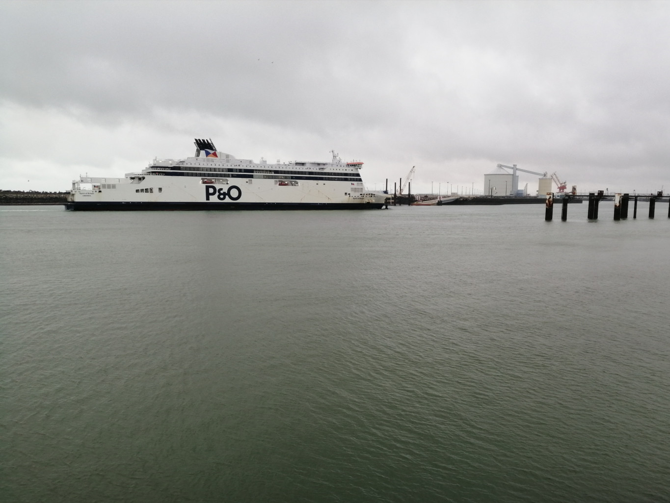 P&amp;O ne circule plus qu'avec trois navires et demi sur la liaison Calais-Douvres. (Aletheia Press  / C. Escaillet)