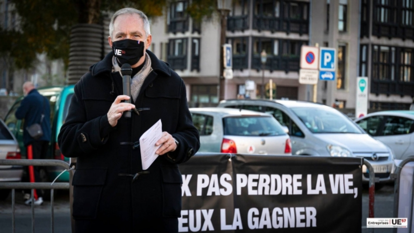 Jean Poulallion, président de l'UE57. (c) UE57