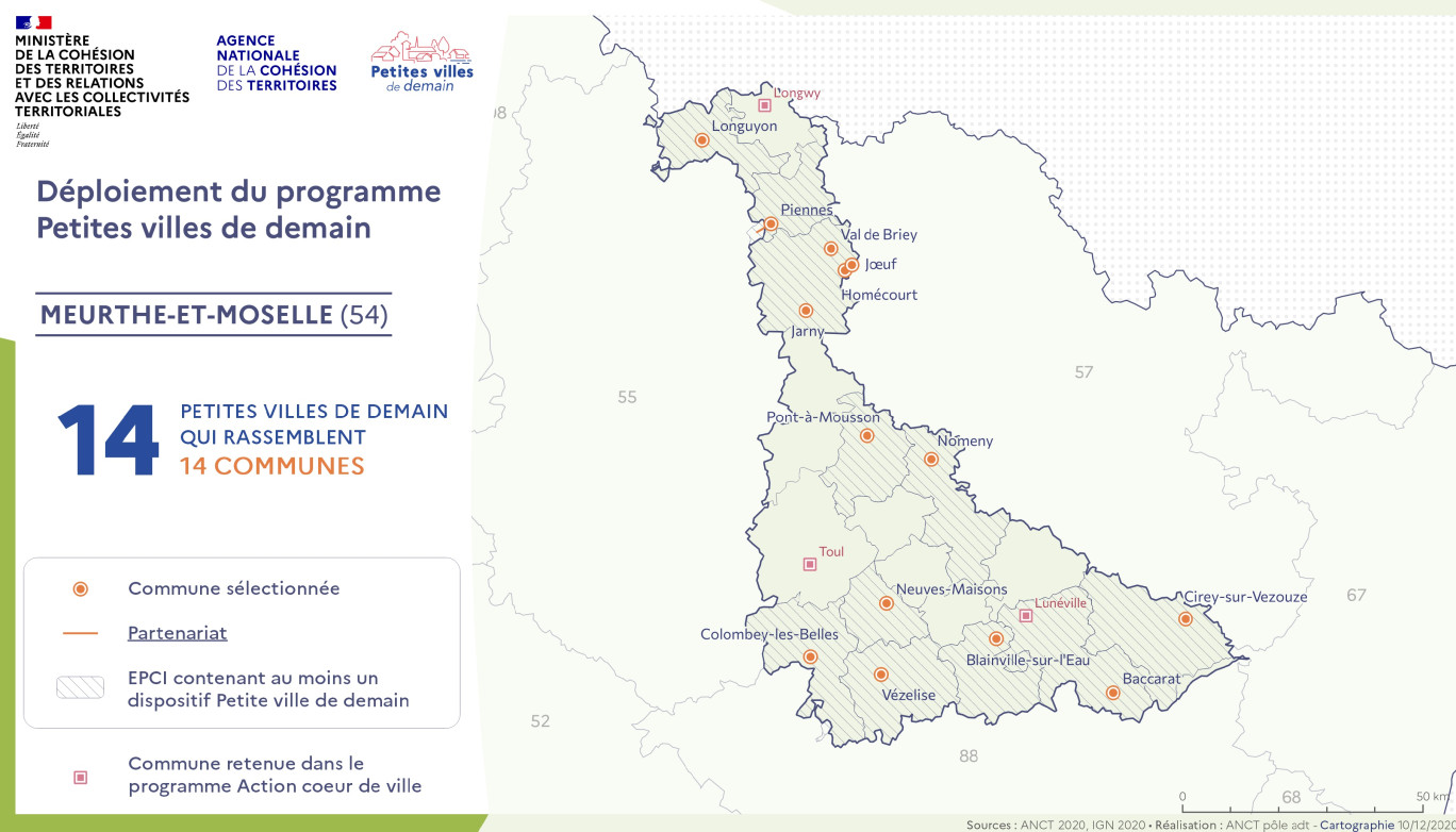 Petites villes de demain : 14 communes sélectionnées