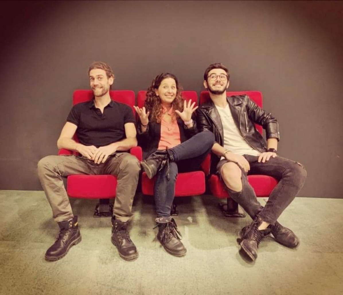 Les dirigeants de l'entreprise Julie, Yanis et Joseph.