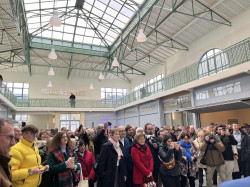 De nombreux habitants ont assisté à l&#039;inauguration vendredi 28 février.